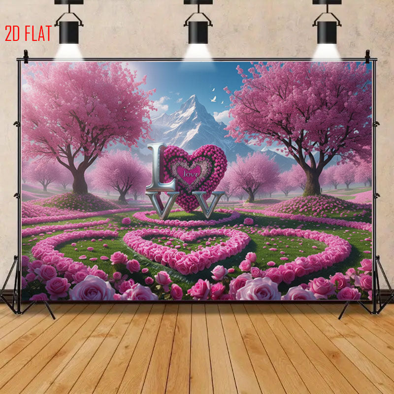 Cherry Blossom Photo Backdrop