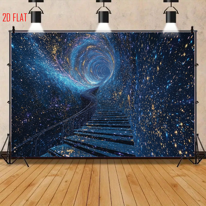 Starry Sky Ladder Backdrop