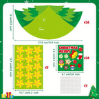 30pxs DIY Xmas Tree Cards