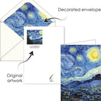 16pxs Van Gogh Art Memorial Greeting Card