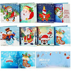 8pxs 5D Diamond Xmas Cards