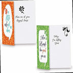 8pxs Thinking Of You Friendship Greeting Cards