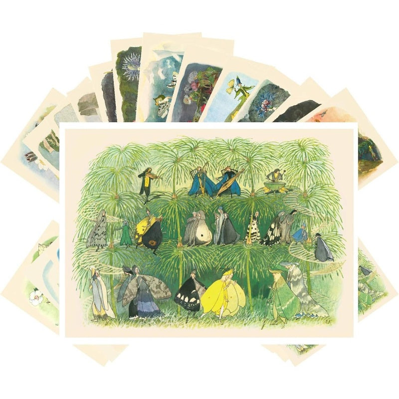 24pxs Fairy Tale Retro Postcards