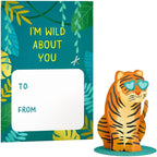 24pxs Valentine Wildlife Cards