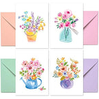 48pxs Floral Blank Cards