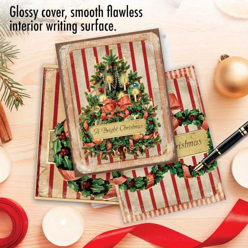 10pxs Vintage Xmas Cards