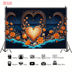 Ocean Love Flower Photo Backdrop