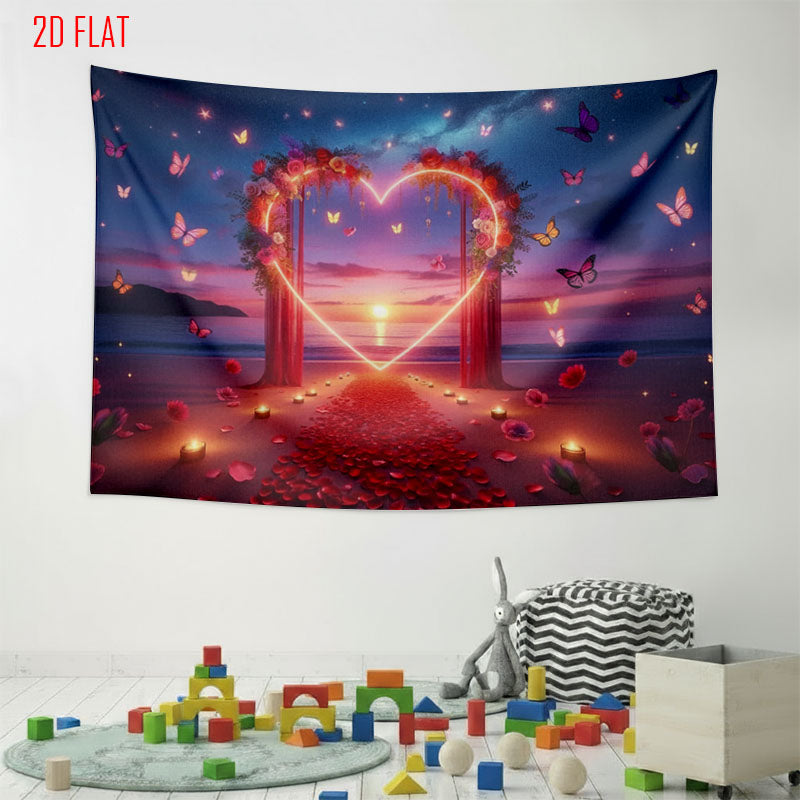 Beach Love Photo Backdrop