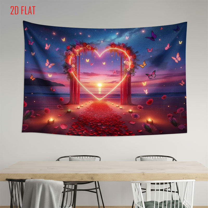 Beach Love Photo Backdrop