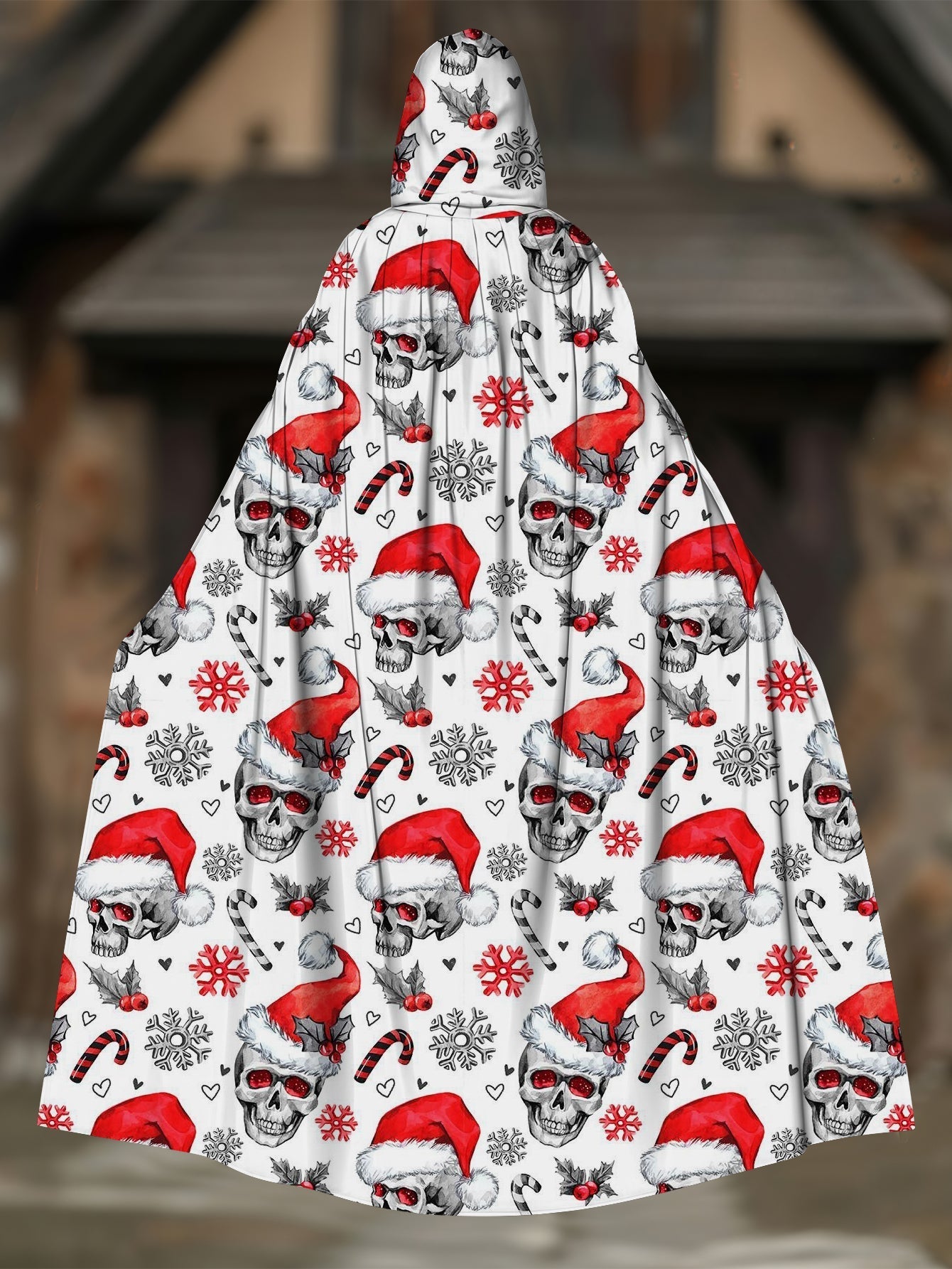 Christmas Skull  Cos Cloak
