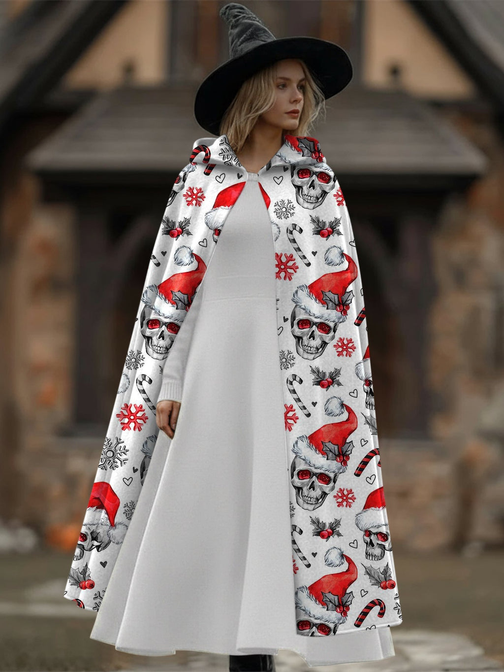 Christmas Skull  Cos Cloak