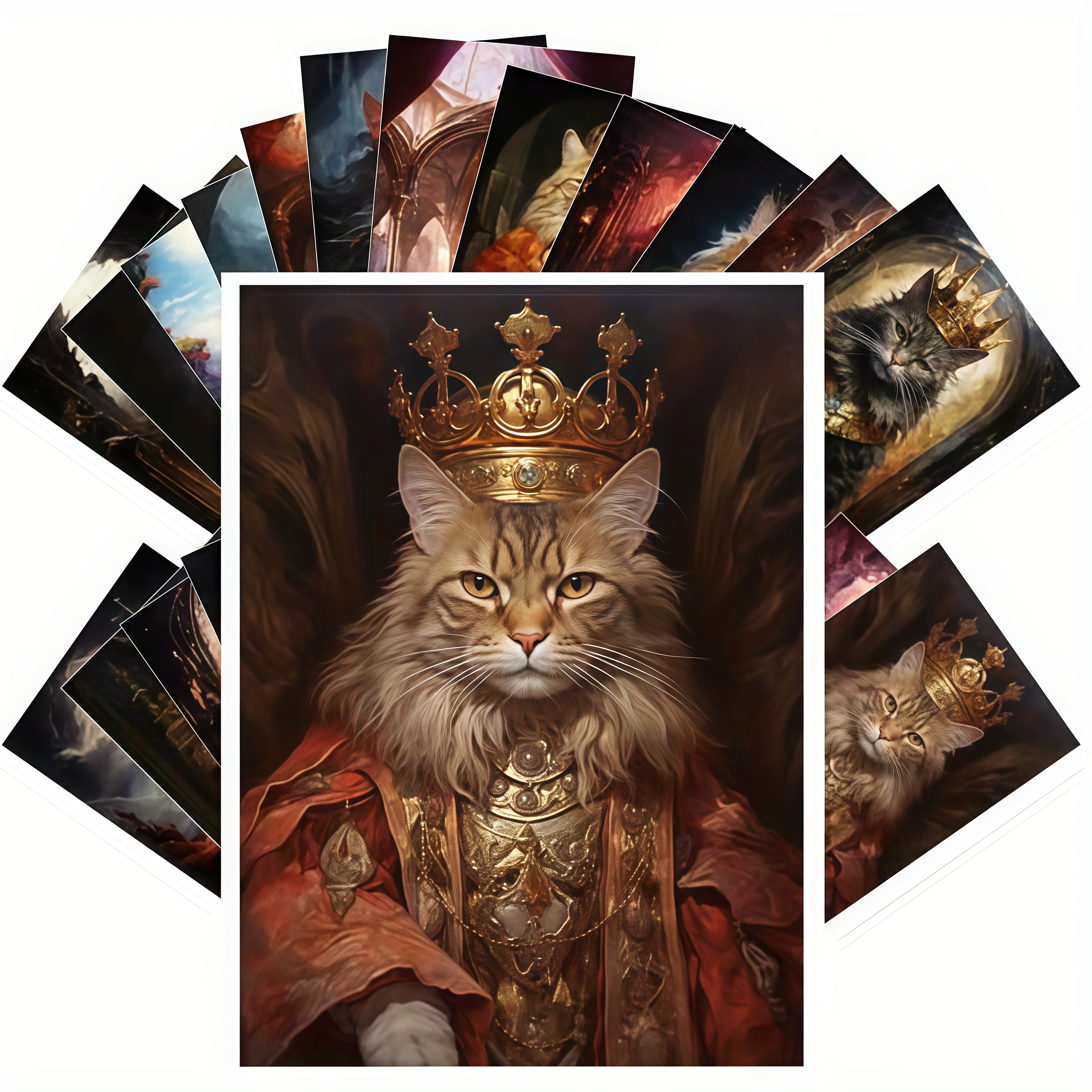 24pxs Fairy Tale Retro Postcards