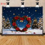 Christmas Wreath Background Cloth