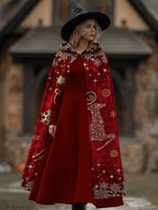 Christmas Elk Pint Hooded Cape