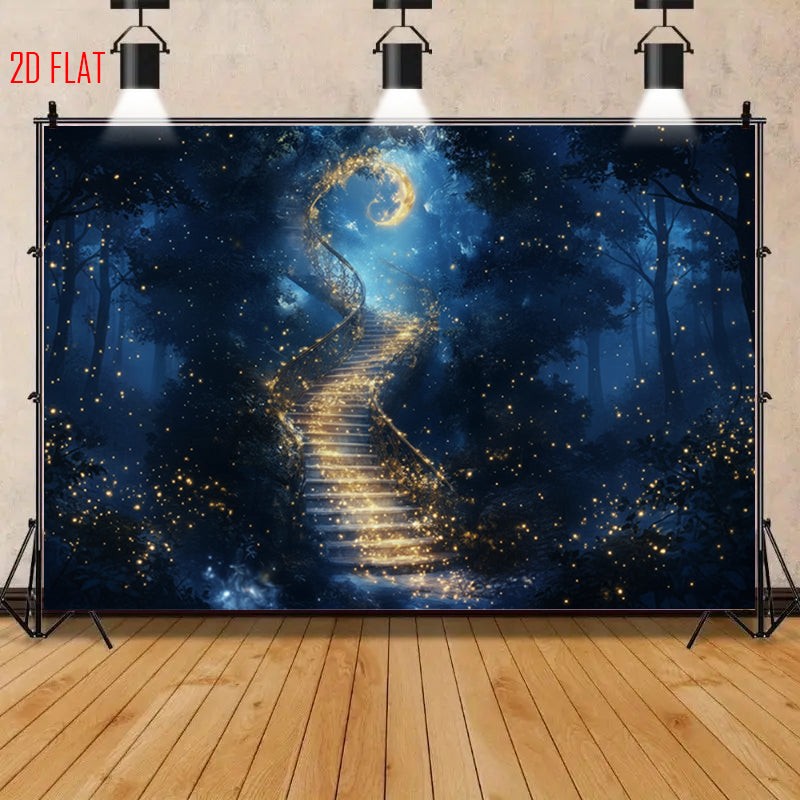 Star Ladder Forest Photo Background Cloth