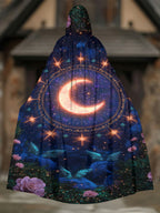 Starry Sky Magic Circle Printed Cloak