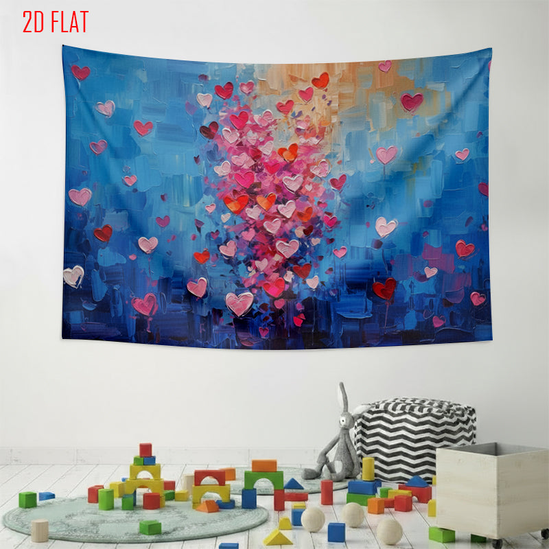 Love Oil Painting Backdrop