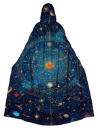Tarot Star Divination Print Cape Cloak