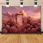 Rose Door Photo Backdrop