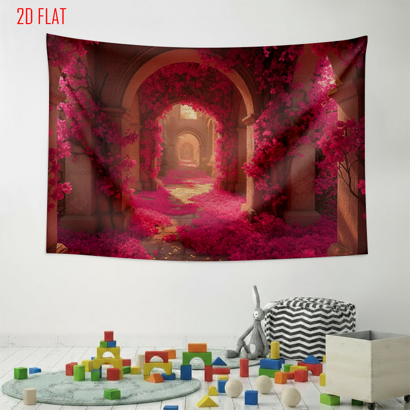 Flower Romantic Bkgd Cloth