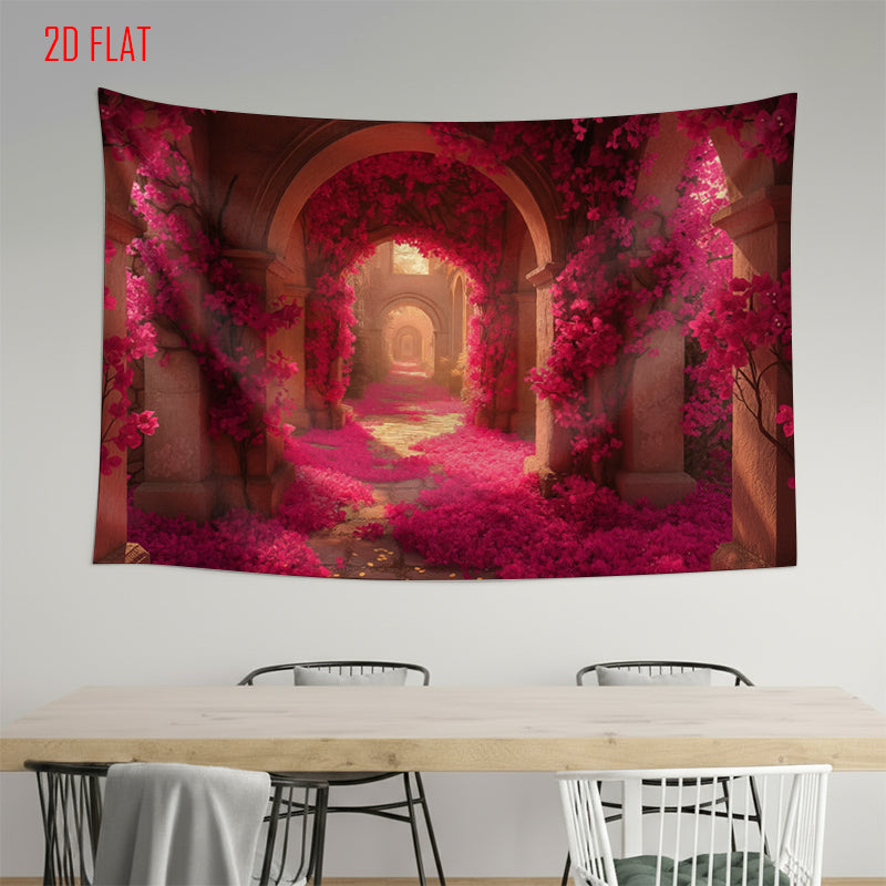 Flower Romantic Bkgd Cloth