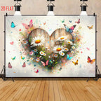 Love Daisy Butterfly Backdrop