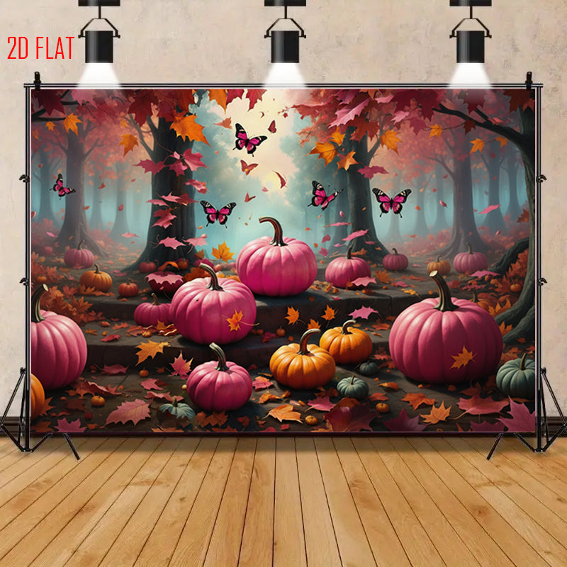Pumpkin Autumn Background Cloth