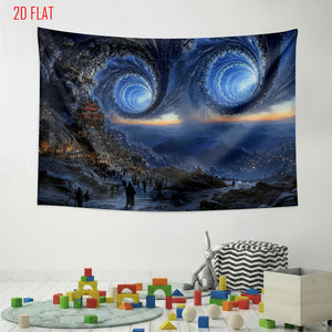 Double Whirlpool Sci-fi Backdrop