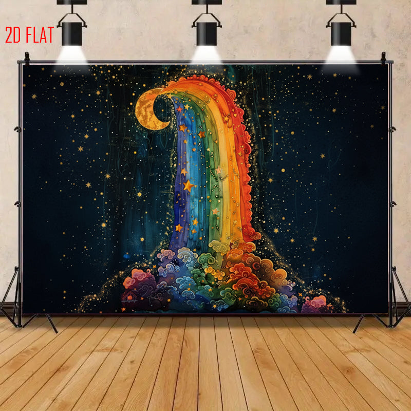 Star Moon Photo Backdrop