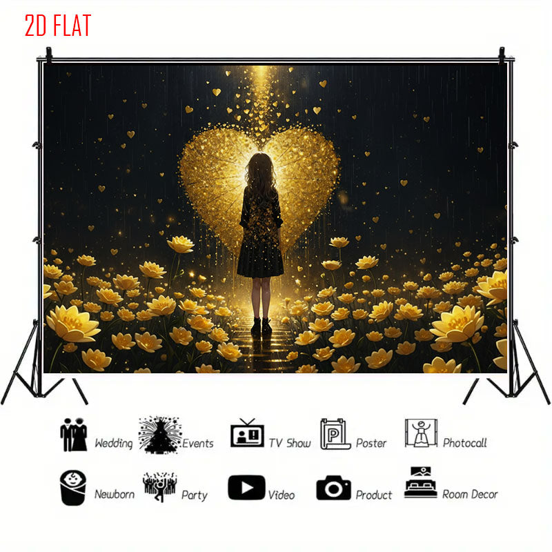 Love Flower Girl Backdrop