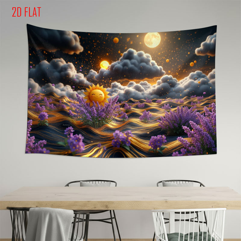 Sunflower Sea Photo Backdrop