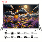 Sunflower Sea Photo Backdrop