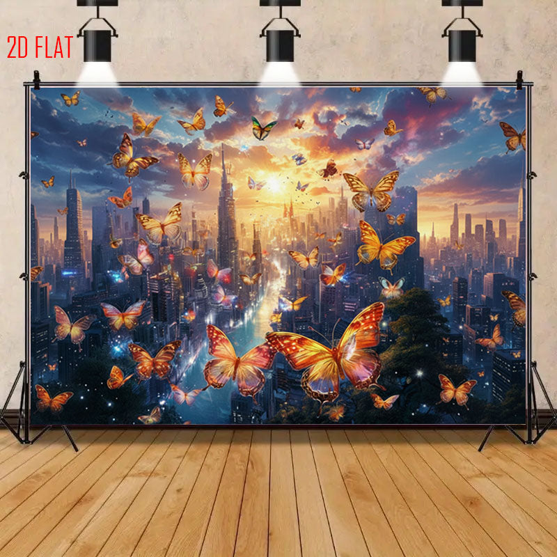 Butterfly Art Photo Background Cloth