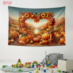 Autumn Pumpkin Bkgd Cloth