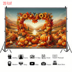 Autumn Pumpkin Bkgd Cloth