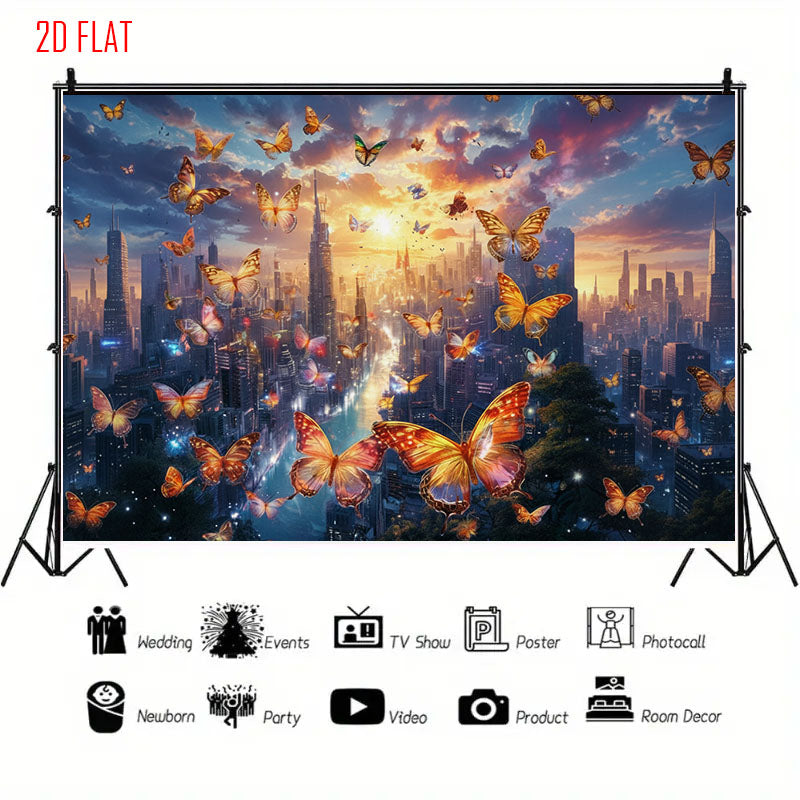 Butterfly Art Photo Background Cloth