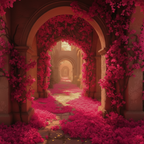 Flower Romantic Bkgd Cloth