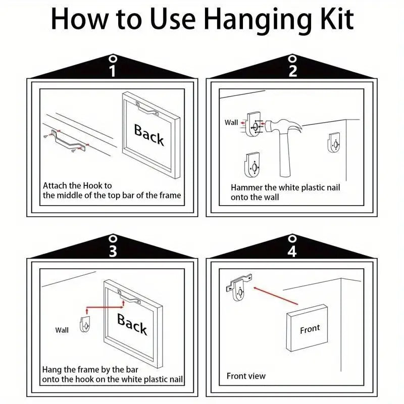 2D Rainbow Pineapple Smiley Face Floral Decorative Painting