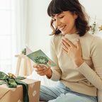 48pxs Gold Leaf Xmas Cards