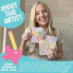 24pxs Hadley Flower Blank Cards