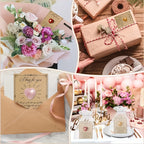 24pxs Khaki Valentine Cards