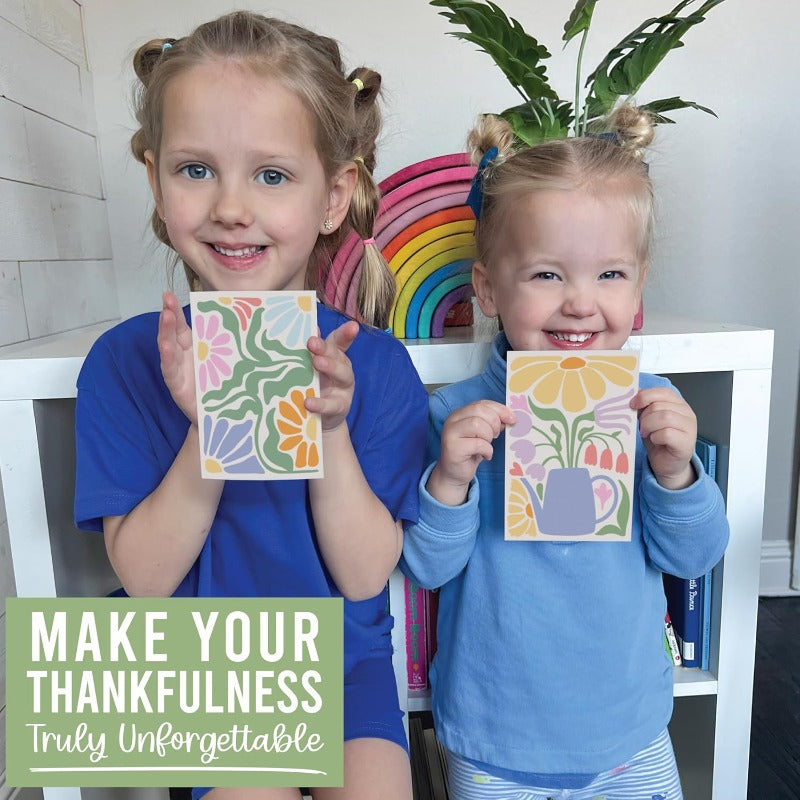 24pxs Hadley Flower Blank Cards